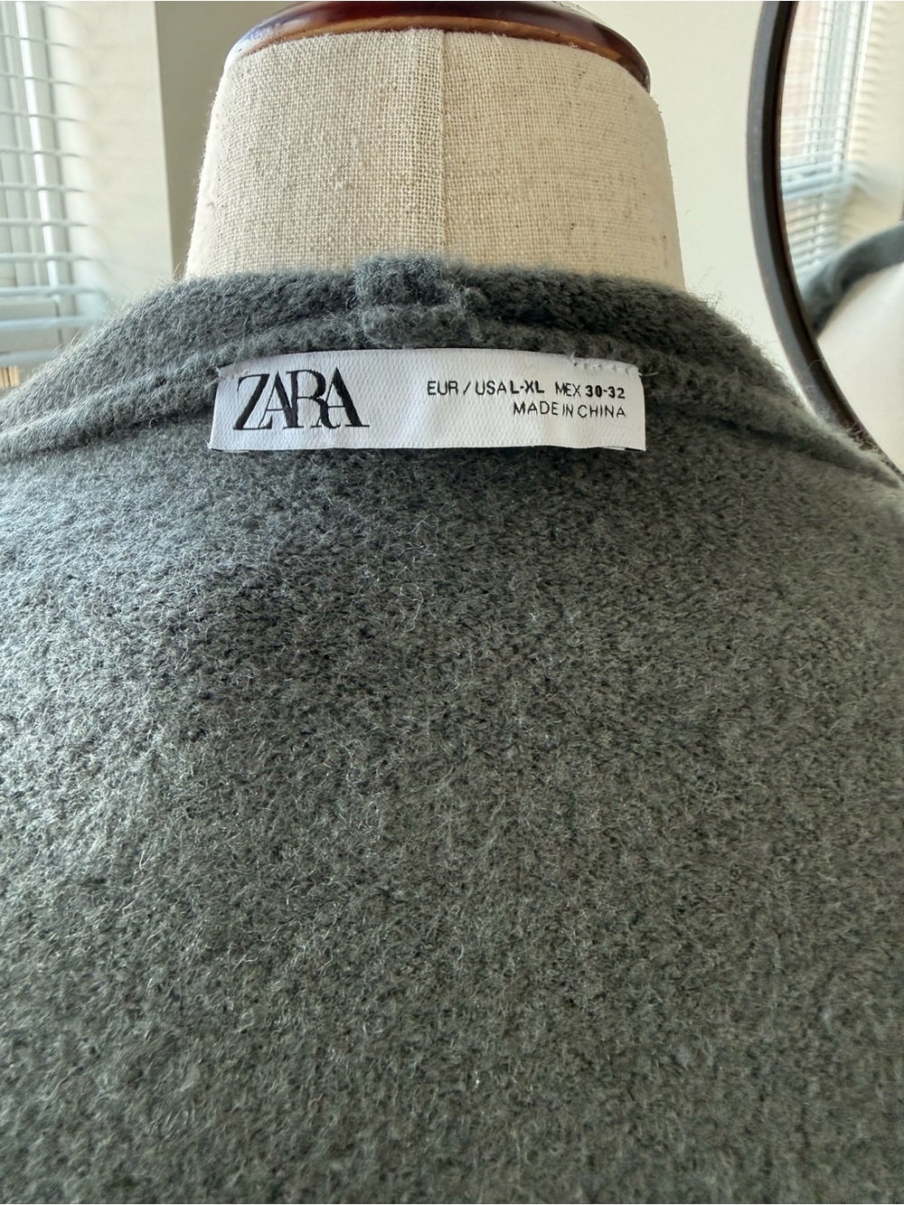 Zara Hooded Button Cardigan in Dark Gray - Picture 7 of 12